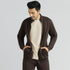 XYXX Cruze French Terry Cotton Zip Ups Malt Brown