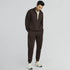 XYXX Cruze French Terry Cotton Zip Ups Malt Brown