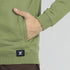 XYXX Cruze French Terry Cotton Zip Ups Olive Green