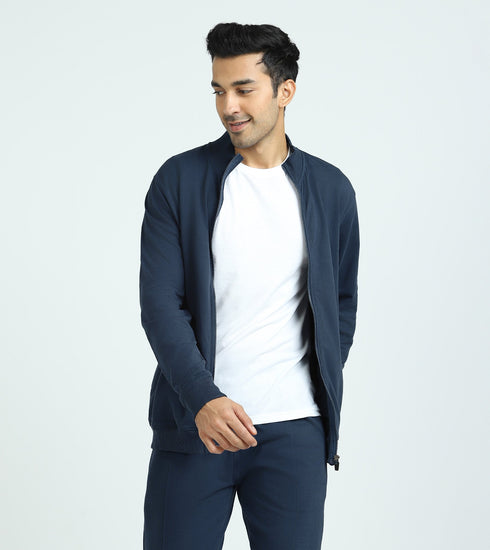 XYXX French Terry Cotton Zip-Up Jacket Co-Ord Set