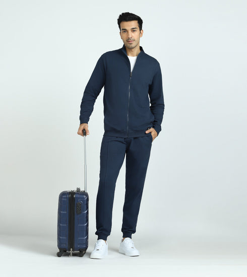 XYXX French Terry Cotton Zip-Up Jacket Co-Ord Set