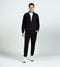 XYXX Cruze French Terry Cotton Zip-Up Jacket and Joggers Co-Ord Set Pitch Black
