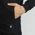XYXX Cruze French Terry Cotton Zip Ups Pitch Black