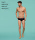 XYXX Hues Briefs Black Ribbon