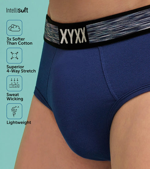 XYXX Hues Briefs Vivid Blue