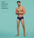 XYXX Hues Briefs Vivid Blue