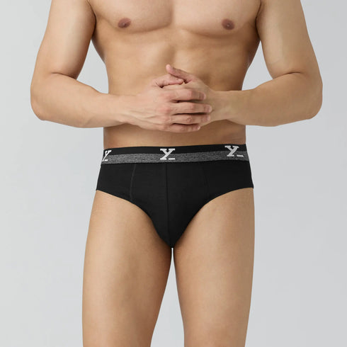 XYXX Nova Cotton Briefs Storm Grey