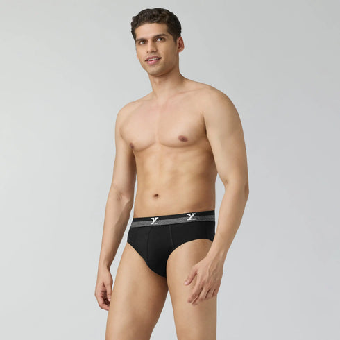 XYXX Nova Cotton Briefs Storm Grey