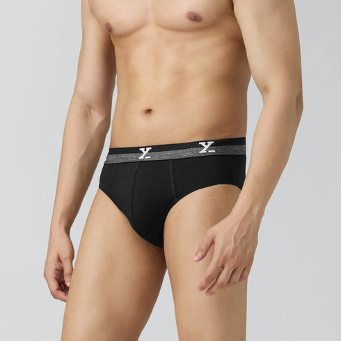 XYXX Nova Cotton Briefs Storm Grey
