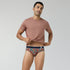 XYXX Parallax Cotton Briefs Yellow Stripes