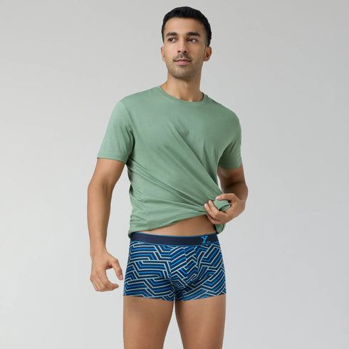 XYXX Parallax Cotton Trunks Blue Stripes