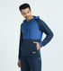 XYXX Quest French Terry Cotton Hoodie And Joggers Co-ord Set Atlas Blue
