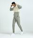 XYXX Quest French Terry Cotton Hoodie And Joggers Co-ord Set Butter White