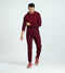 XYXX Quest French Terry Cotton Hoodie And Joggers Co-ord Set Scarlet Red