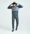 XYXX Quest French Terry Cotton Hoodie And Joggers Co-ord Set Slate Grey
