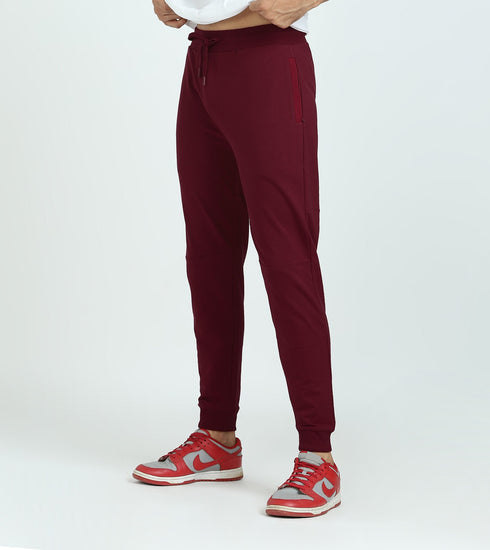 XYXX Quest French Terry Cotto-Blend Sweatshirt And Joggers Co-ord Set Scarlet Red