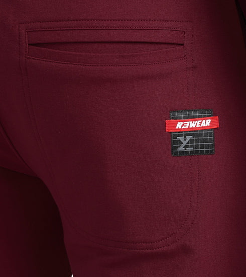 XYXX Quest French Terry Cotto-Blend Sweatshirt And Joggers Co-ord Set Scarlet Red