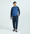 XYXX Quest French Terry Cotto-Blend Sweatshirt And Joggers Co-ord Set Atlas Blue