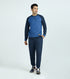 XYXX Quest French Terry Cotto-Blend Sweatshirt And Joggers Co-ord Set Atlas Blue