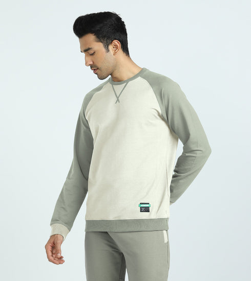 XYXX Quest French Terry Cotton-Blend Sweatshirt And Joggers Co-ord Set Butter White