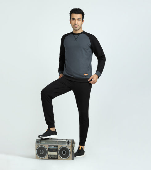 XYXX Quest French Terry Cotton-Blend Sweatshirt And Joggers Co-ord Set - Phantom Grey