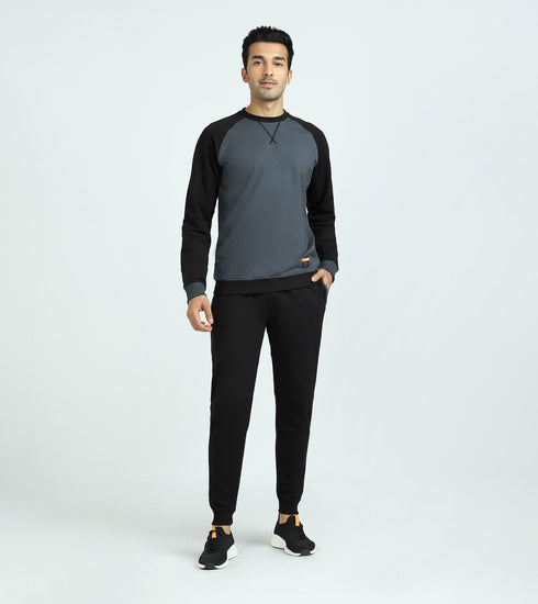 XYXX Quest French Terry Cotton-Blend Sweatshirt And Joggers Co-ord Set - Phantom Grey