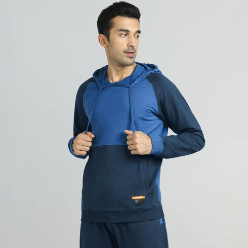 XYXX Quest French Terry Cotton Hoodies Atlas Blue