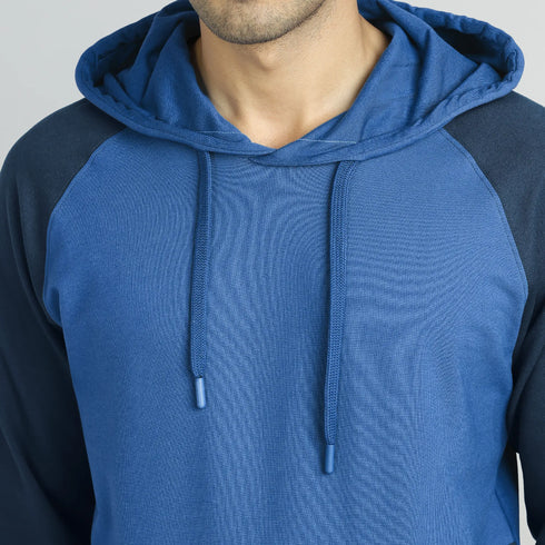 XYXX Quest French Terry Cotton Hoodies Atlas Blue