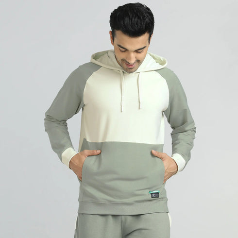XYXX Quest French Terry Cotton Hoodies Butter White