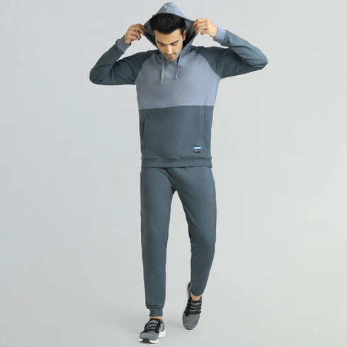 XYXX Quest French Terry Cotton Hoodies Slate Grey
