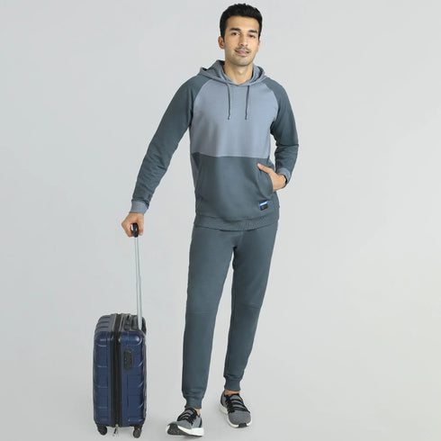 XYXX Quest French Terry Cotton Hoodies Slate Grey