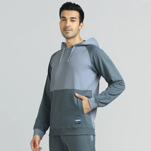 XYXX Quest French Terry Cotton Hoodies Slate Grey