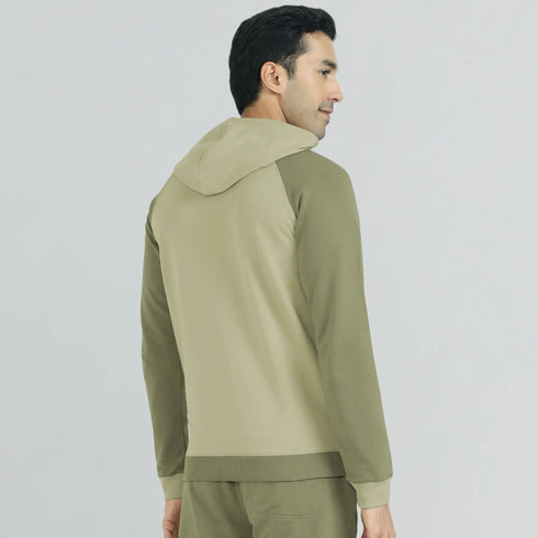 XYXX Quest French Terry Cotton Hoodies Tea White