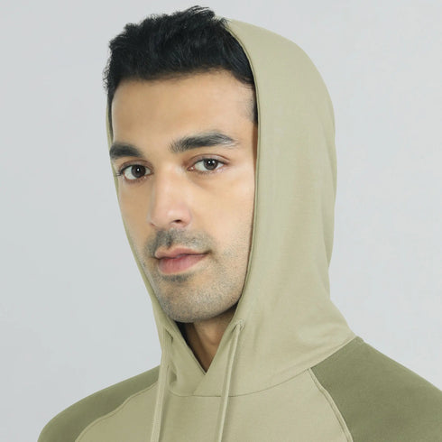 XYXX Quest French Terry Cotton Hoodies Tea White