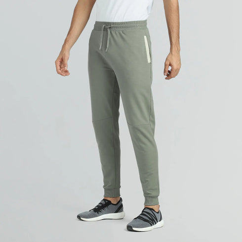XYXX Quest French Terry Cotton-Blend Joggers Butter White