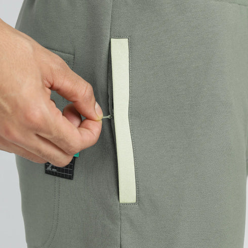 XYXX Quest French Terry Cotton-Blend Joggers Butter White