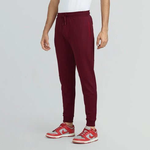 XYXX Quest French Terry Cotton-Blend Joggers Scarlet Red