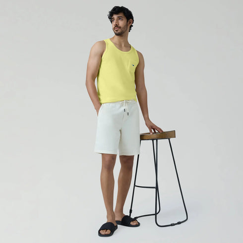 XYXX Renew Combed Cotton Tank Tops Butter Yellow