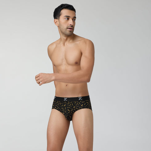 XYXX Prints For You Briefs Confetti Black