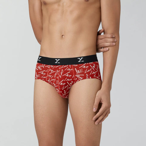 XYXX Prints For You Briefs Lovestruck Red