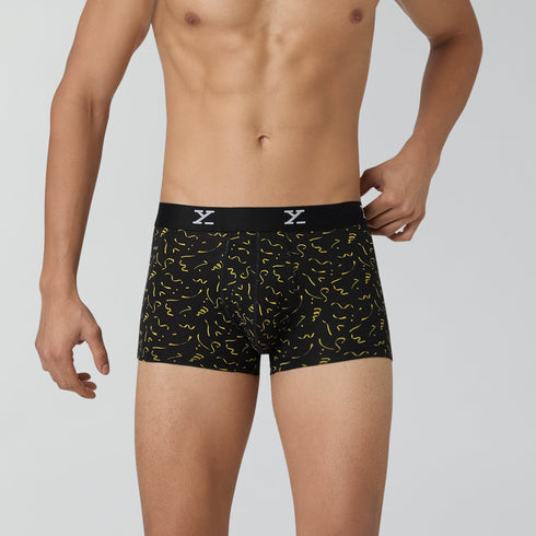 XYXX Cotton Trunks Lovestruck Confetti Green Black Pack Of 6