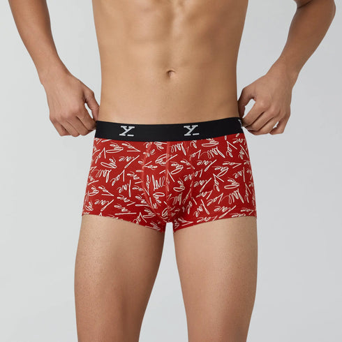 XYXX Prints For You Trunks Lovestruck Red
