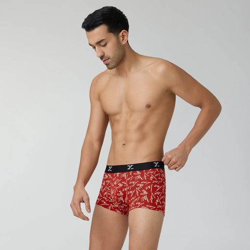 XYXX Prints For You Trunks Lovestruck Red