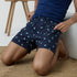 XYXX Splash Cotton Boxers - Gin Blue