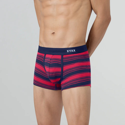 XYXX Streax Cotton Stretch Trunks Cardinal Red