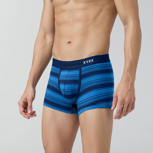 XYXX Streax Cotton Stretch Trunks Pacific Blue