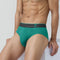 XYXX Traq Silver Cotton Briefs Aqua Green