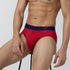 XYXX Traq Silver Cotton Briefs Rio Red
