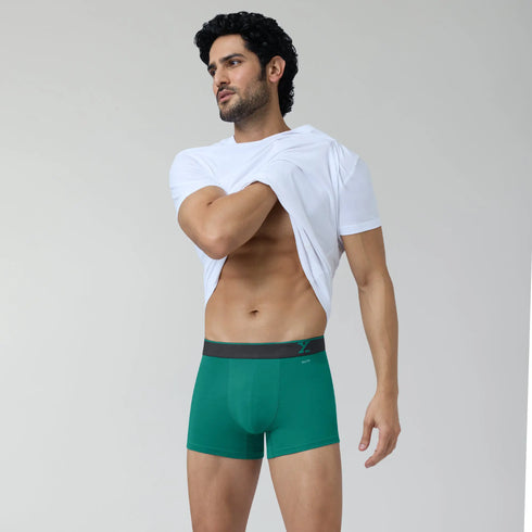 XYXX Cotton Trunks Lovestruck Confetti Green Pack Of 6