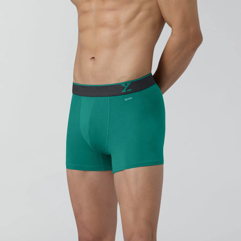 XYXX Traq Cotton Trunks Aqua Green (Pack of 6)